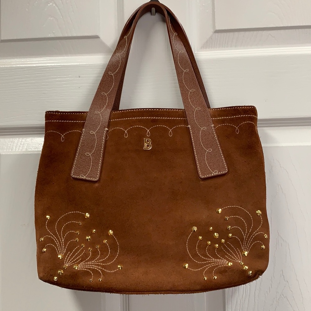 BONIA suede purse